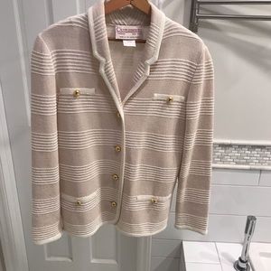Vintage Castleberry Knit Blazer Sz 12